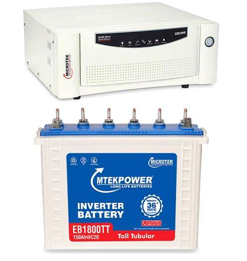 Microtek Super Power 900 Inverter Microtek 150AH Battery Combo Price