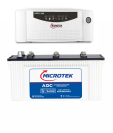 Microtek Super Power Digital UPS Model 1100+Dura Long MTK1502424JT 150Ah/12V with ADC