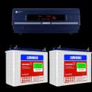 Luminous Power Pro 2300+ - 24 volt And Luminous RC 18000 - 150AH 2 Nos Battery Combo