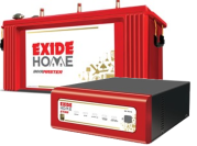 Exide Star 700VA Inverter And Exide Inva Master 100AH Tubular Battery