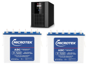 MICROTEK UPS JM SW 3000+/24V + Dura Long M1502424TT | 150Ah Tall Tubular Battery